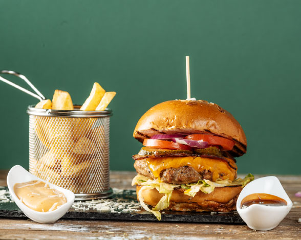 Cheeseburger de vită